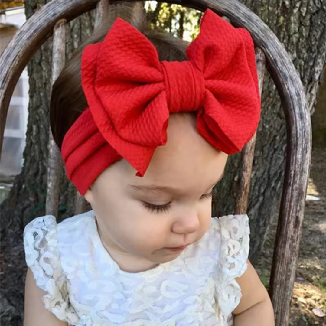 Double Bow Waffle Headwrap