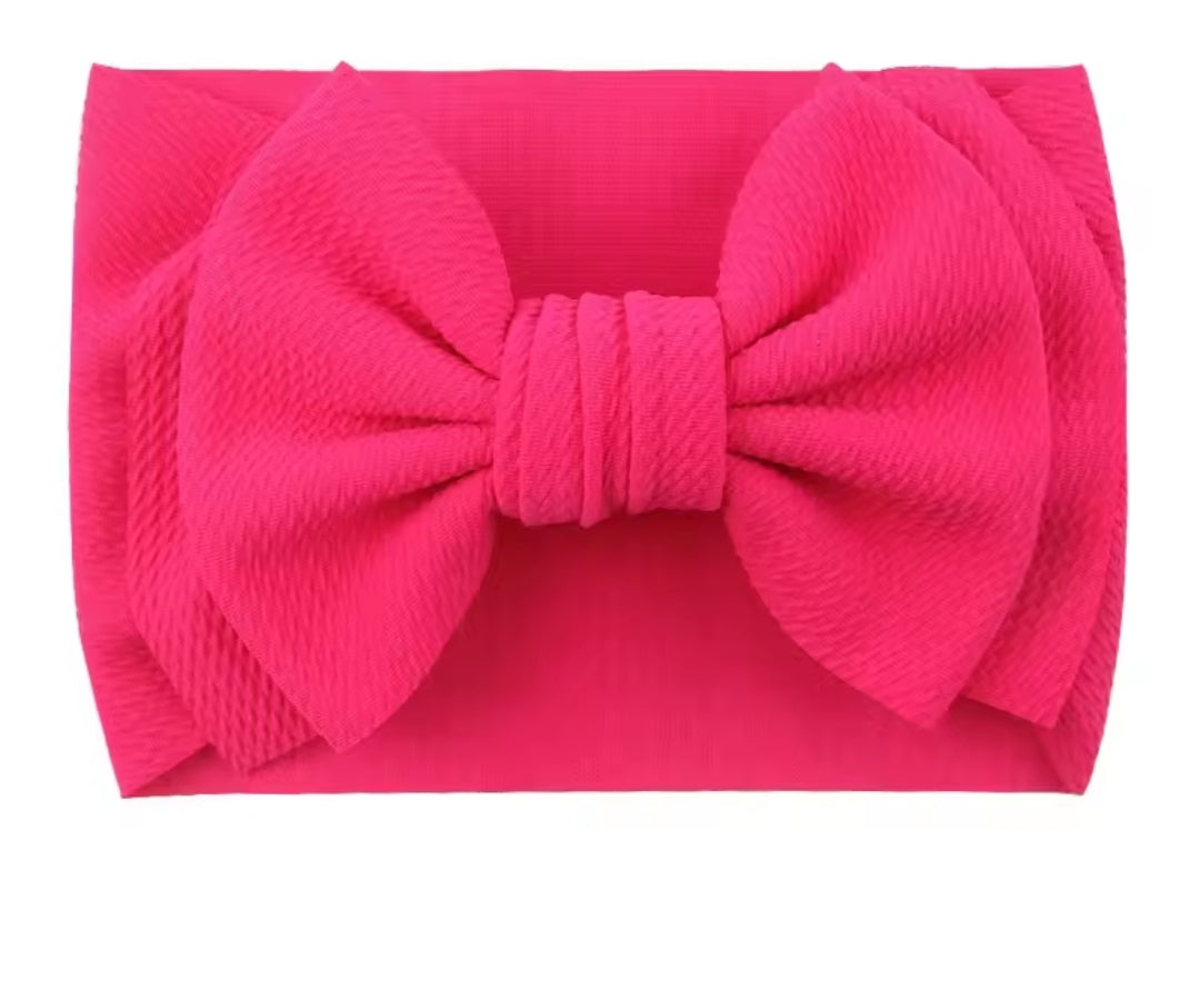 Double Bow Waffle Headwrap