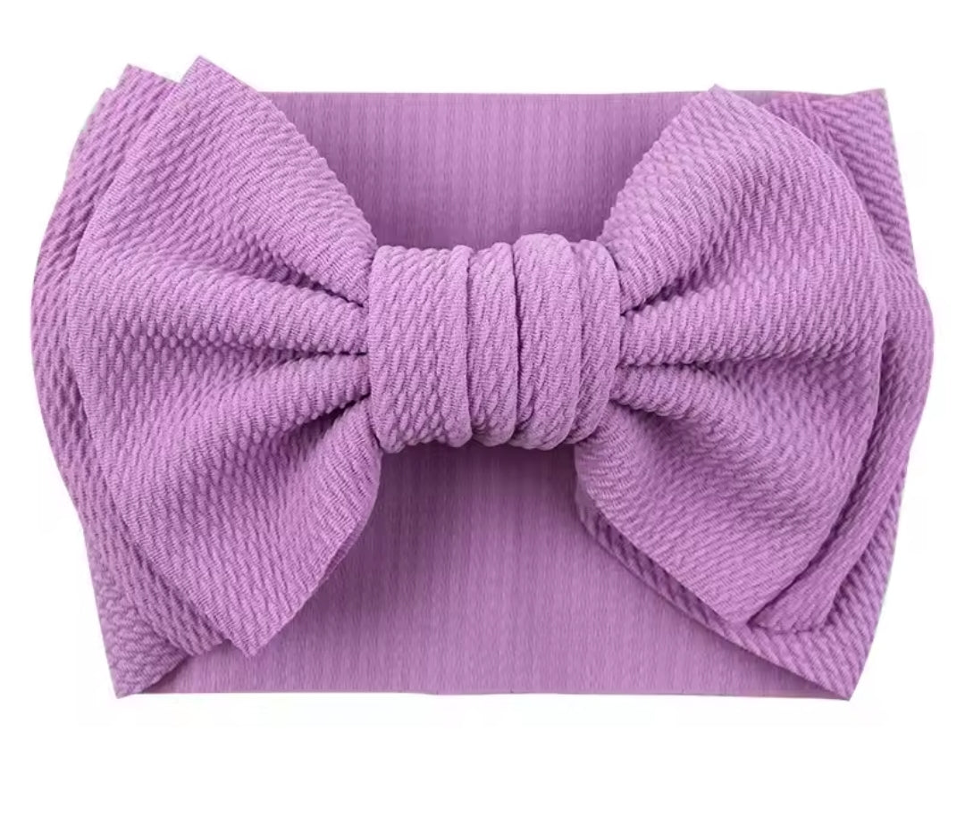 Double Bow Waffle Headwrap