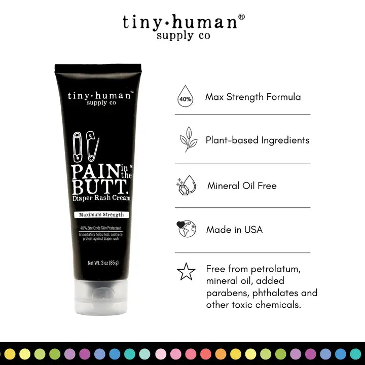 Pain in the Butt™ Max Diaper Rash Cream 3oz by Tiny Human