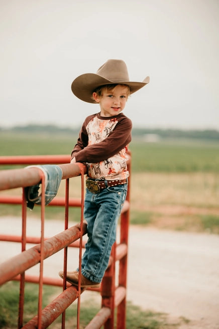 Boys Vintage Western Long Sleeve