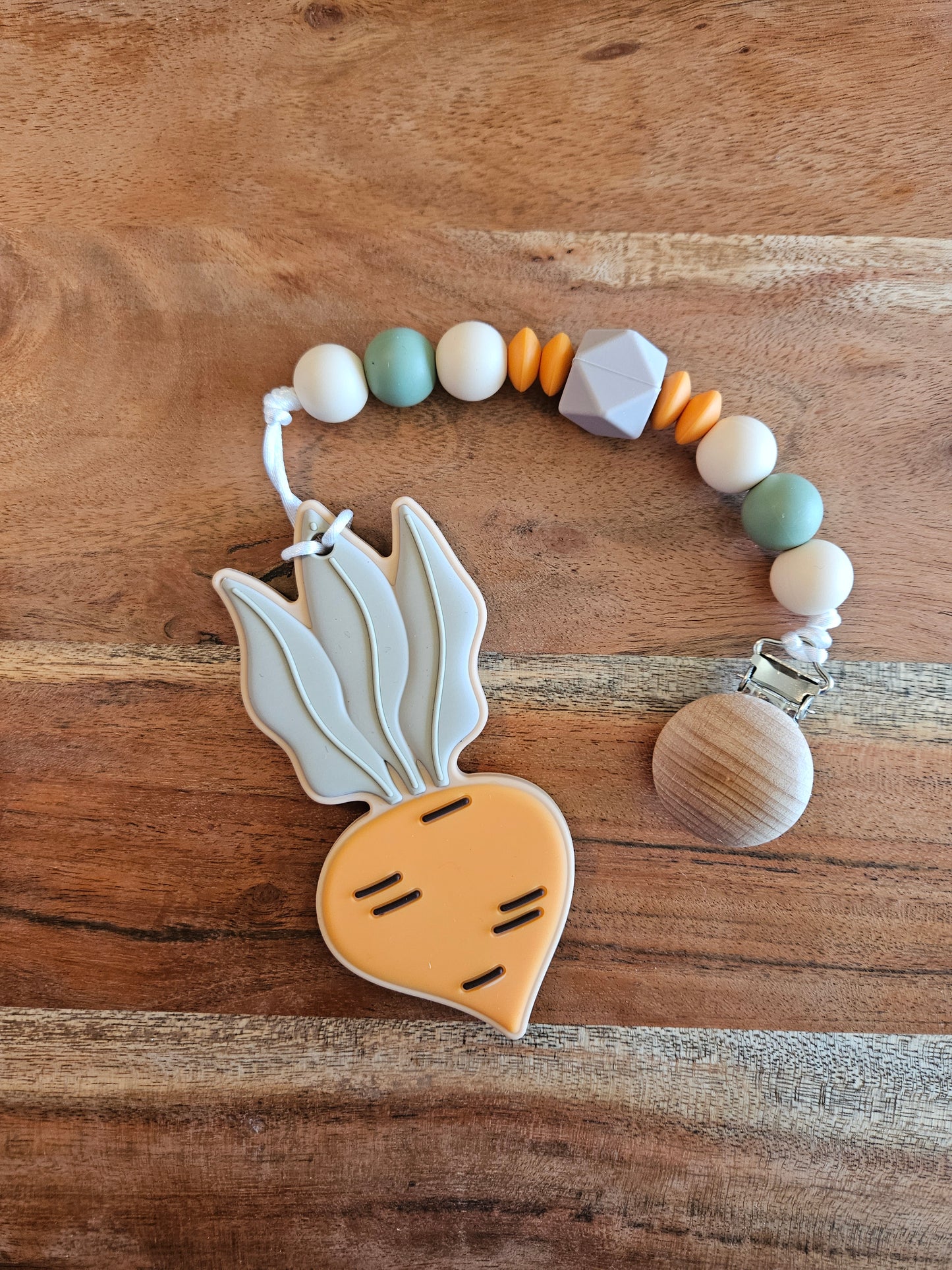 Carrot Silicone Teether